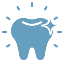 Shiny tooth graphic design